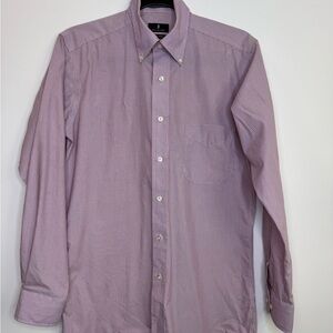 Bill Blass stripes classic non iron Dress Shirt Button-Up